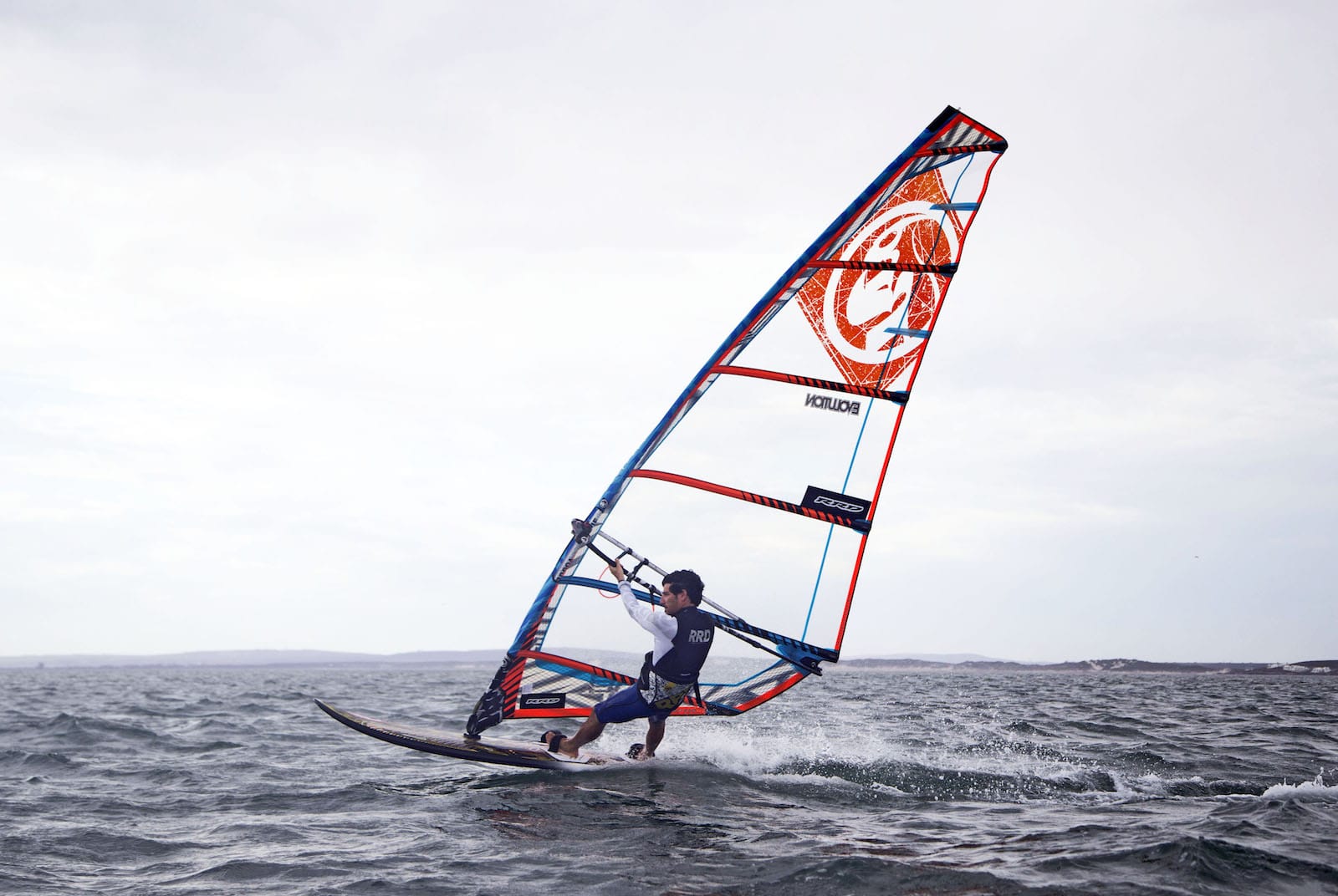 evolution mk8 orange blue rrd freeride plachta windsurfing karlin